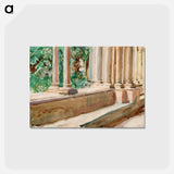 アートポストカード-Tarragona Terrace and Garden - ジョン シンガー サージェント Postcard.