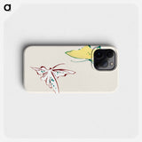 Abstract butterfly - Kamisaka Setsuka Phone Case.