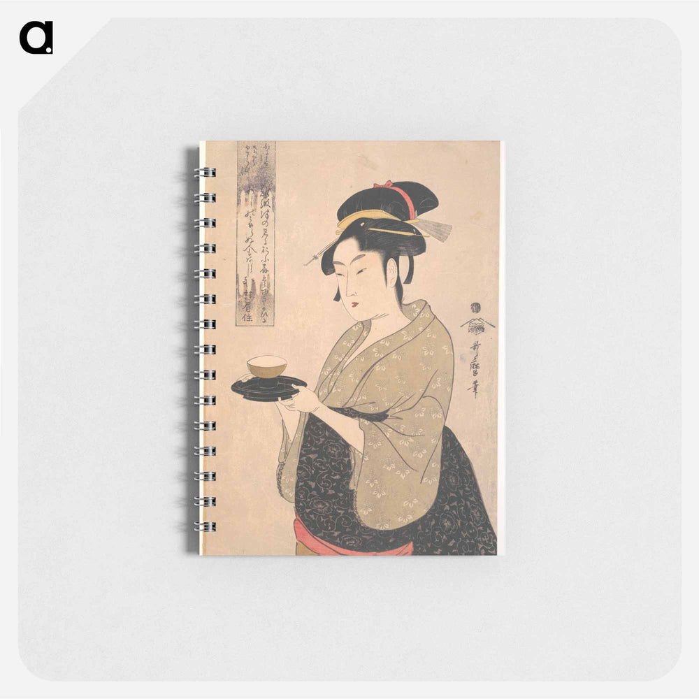 Okita of the Naniwa-ya Tea-house - 喜多川 歌麿 Memo.