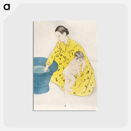 アートポストカード-The Bath - メアリー カサット Postcard.