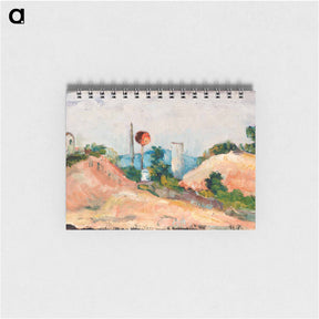 アートメモ帳-Railroad Cut (La Tranchée) - ポール セザンヌ Memo.