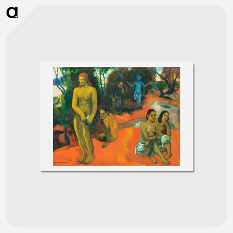 アートポストカード-Delectable Waters - ポール ゴーギャン Postcard.