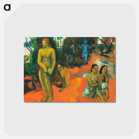 アートポストカード-Delectable Waters - ポール ゴーギャン Postcard.