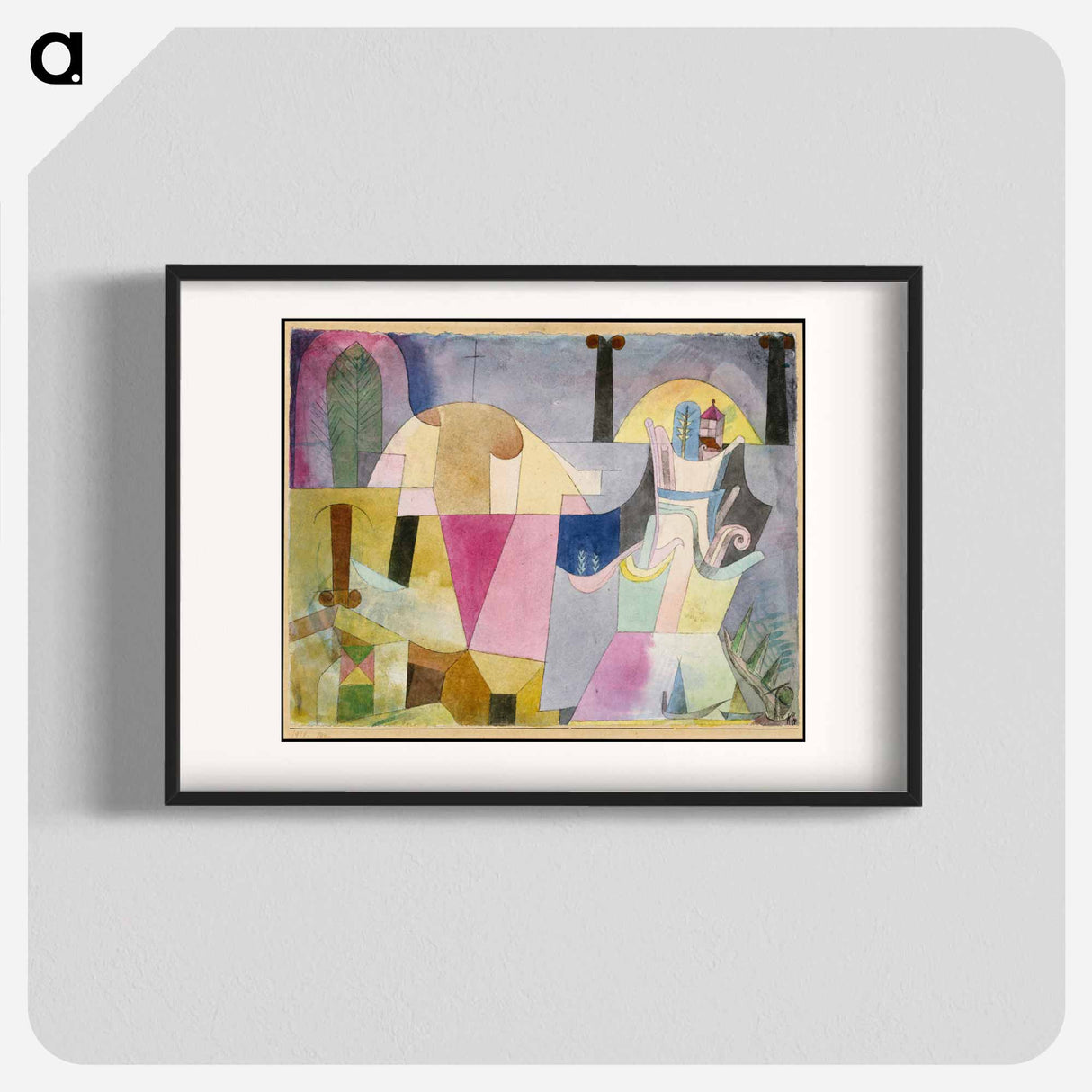 Black Columns in a Landscape
 - パウル クレー Poster.
