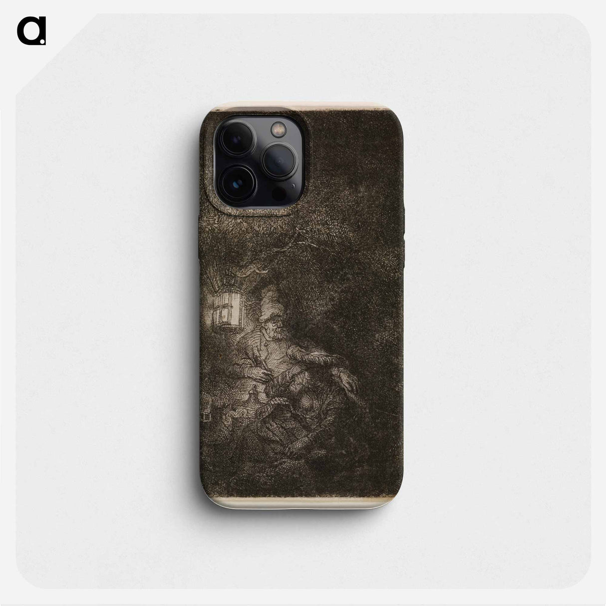 The Rest on the Flight - Rembrandt van Rijn Phone Case.