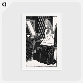 アートポストカード-Woman at Dressing Table
 - サミュエル ジェスルン Postcard.