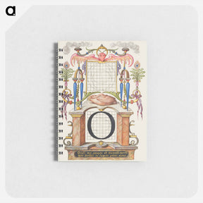 アートメモ帳-Guide for Constructing the Letter O from Mira Calligraphiae Monumenta
 - 書道のお手本 Memo.