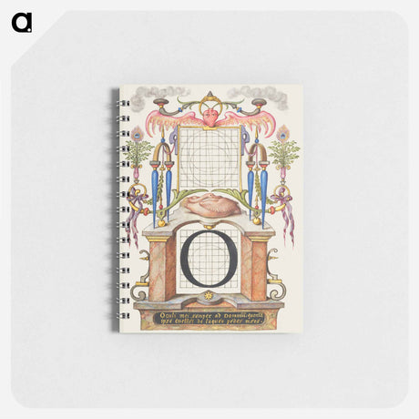 アートメモ帳-Guide for Constructing the Letter O from Mira Calligraphiae Monumenta
 - 書道のお手本 Memo.