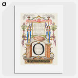 アートポスター-Guide for Constructing the Letter O from Mira Calligraphiae Monumenta
 - 書道のお手本 Poster.