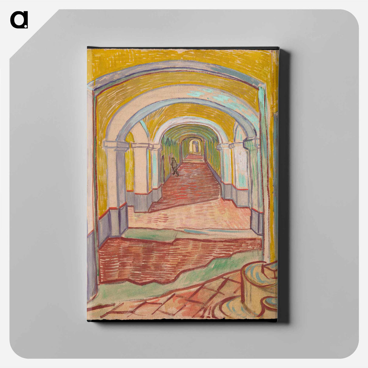 Corridor in the Asylum - Vincent van Gogh Canvas.