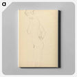 アートパネル-Standing Female Nude in Profile
 - ウィーン博物館 Canvas.