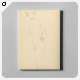アートパネル-Standing Female Nude in Profile
 - ウィーン博物館 Canvas.