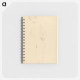 アートメモ帳-Standing Female Nude in Profile
 - ウィーン博物館 Memo.