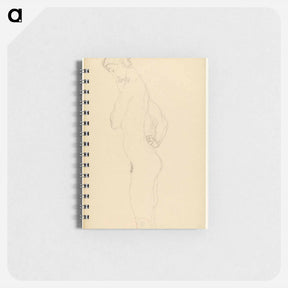 アートメモ帳-Standing Female Nude in Profile
 - ウィーン博物館 Memo.