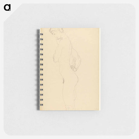 アートメモ帳-Standing Female Nude in Profile
 - ウィーン博物館 Memo.