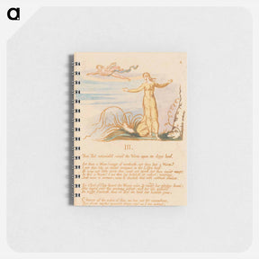 アートメモ帳-The Book of Thel, Plate 6 - ウィリアム ブレイク Memo.