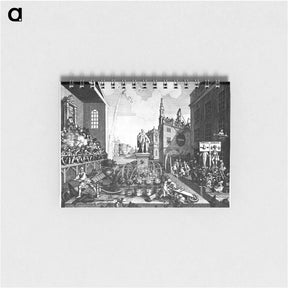 アートメモ帳-The Times, plate 2 - ウィリアム ホガース Memo.