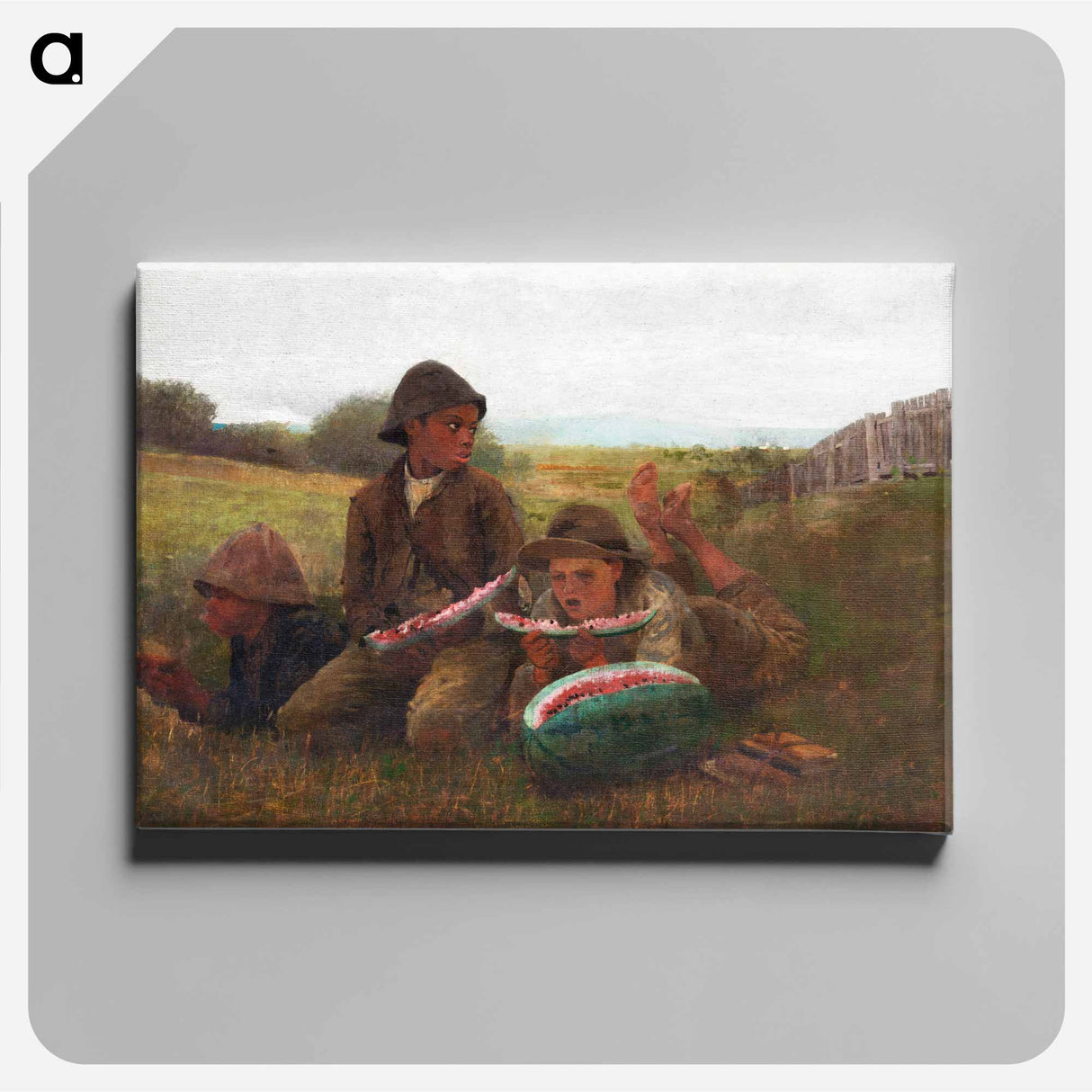 The Watermelon Boys - Winslow Homer Canvas.