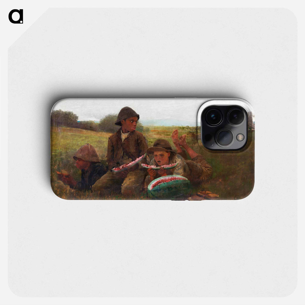 The Watermelon Boys - Winslow Homer Phone Case.