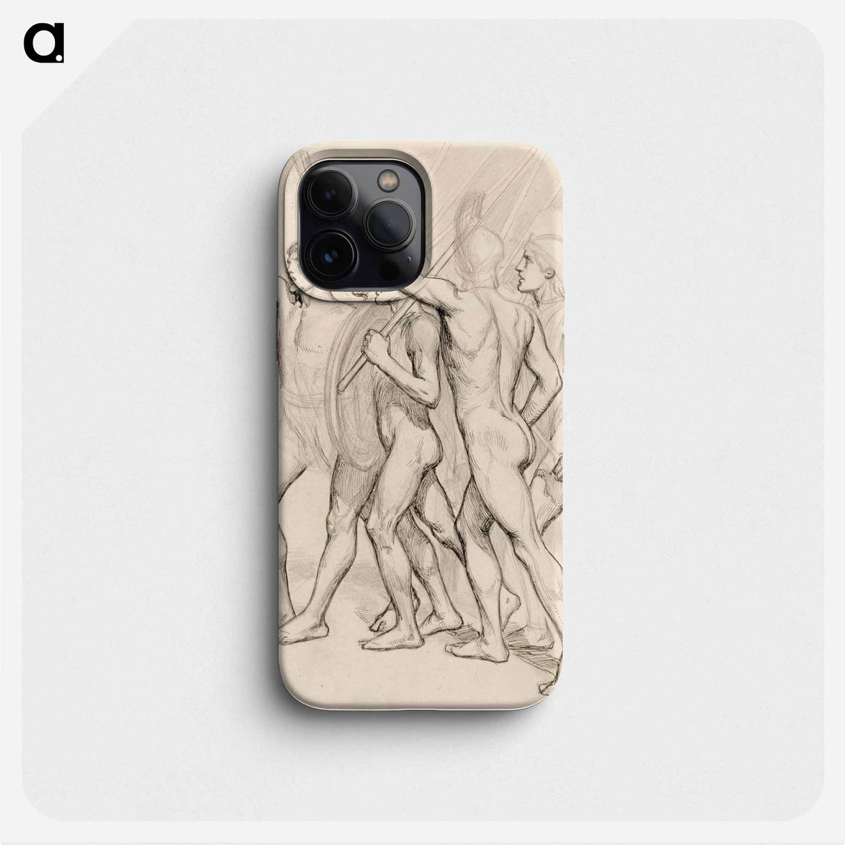 Nude greek soldiers - アルバート エーデルフェルト Phone Case.