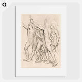 Nude greek soldiers - アルバート エーデルフェルト Poster.