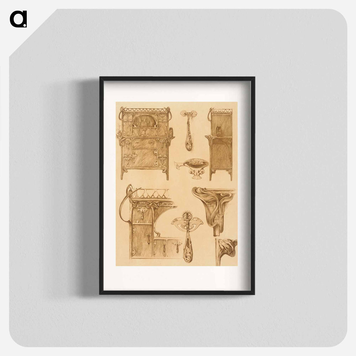 Untitled - アルフォンス ミュシャ Poster.