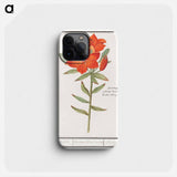 Red lily - アンセルムス ボエティウス デ ブート Phone Case.