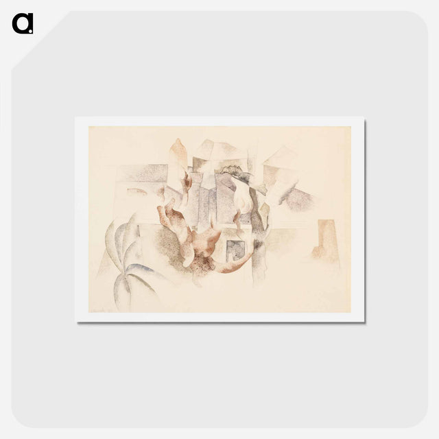 アートポストカード-Bermuda Landscape No. 2 - チャールズ デムス Postcard.