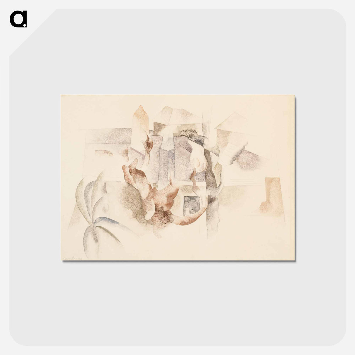 アートポストカード-Bermuda Landscape No. 2 - チャールズ デムス Postcard.