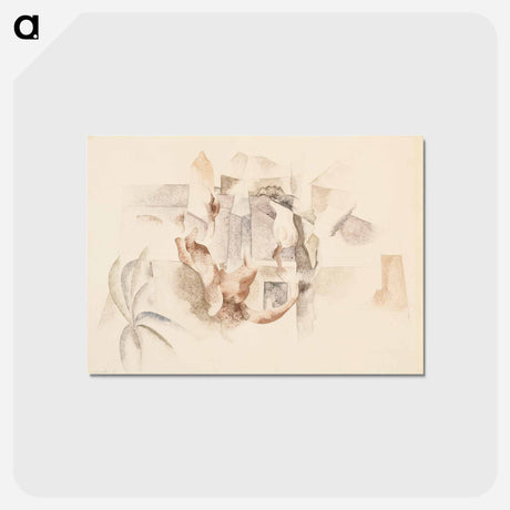 アートポストカード-Bermuda Landscape No. 2 - チャールズ デムス Postcard.