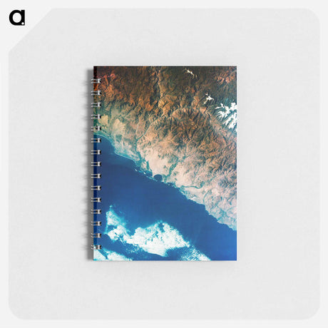 アートメモ帳-Peruvian Coast from Gemini 9A
 - 上空からの地球 Memo.