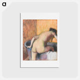 アートポストカード-Naked lady - エドガー ドガ Postcard.
