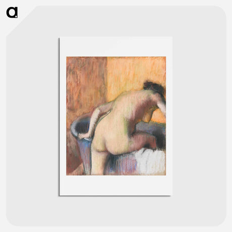アートポストカード-Naked lady - エドガー ドガ Postcard.