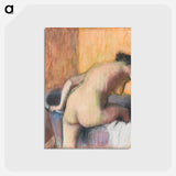アートポストカード-Naked lady - エドガー ドガ Postcard.