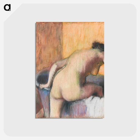 アートポストカード-Naked lady - エドガー ドガ Postcard.