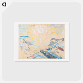 アートポストカード-The Sun - エドヴァルド ムンク Postcard.