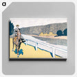 アートパネル-Woman riding a horse - エドワード ペンフィールド Canvas.