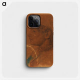 Lady portrait - Egon Schiele Phone Case.