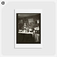 アートポストカード-Worker's Bedroom, Rue de Belleville
 - ウジェーヌ アジェ Postcard.