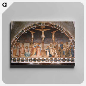 アートパネル-Crucifixion and Saints - フラ アンジェリコ Canvas.
