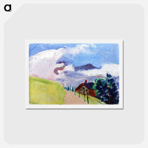 アートポストカード-Swiss Landscape - アンリ マティス Postcard.