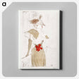 アートパネル-Mademoiselle Marcelle Lender Standing - アンリ ド トゥールーズ ロートレック Canvas.