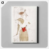 アートパネル-Mademoiselle Marcelle Lender Standing - アンリ ド トゥールーズ ロートレック Canvas.