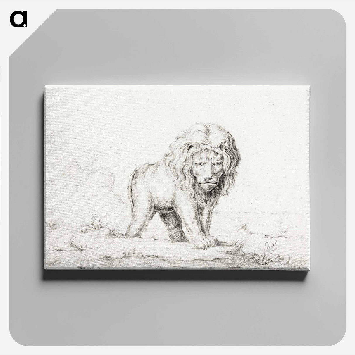 アートパネル-Lion - ジャン ベルナール Canvas.
