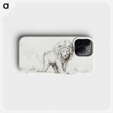 Lion - Jean Bernard Phone Case.