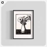 Vase with Flowers - Julie de Grague Poster.