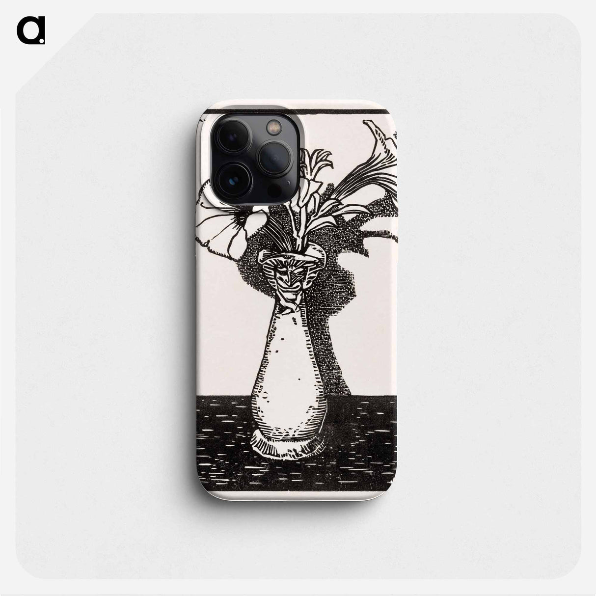 Vase with Flowers - Julie de Graag Phone Case.