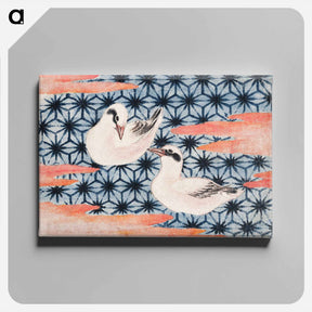 アートパネル-Katsushika Hokusai's birds - 葛飾 北斎 Canvas.