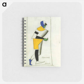 アートメモ帳-Sportsman - カジミール マレーヴィチ Memo.