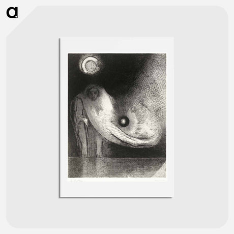 アートポストカード-The Buddha - オディロン ルドン Postcard.